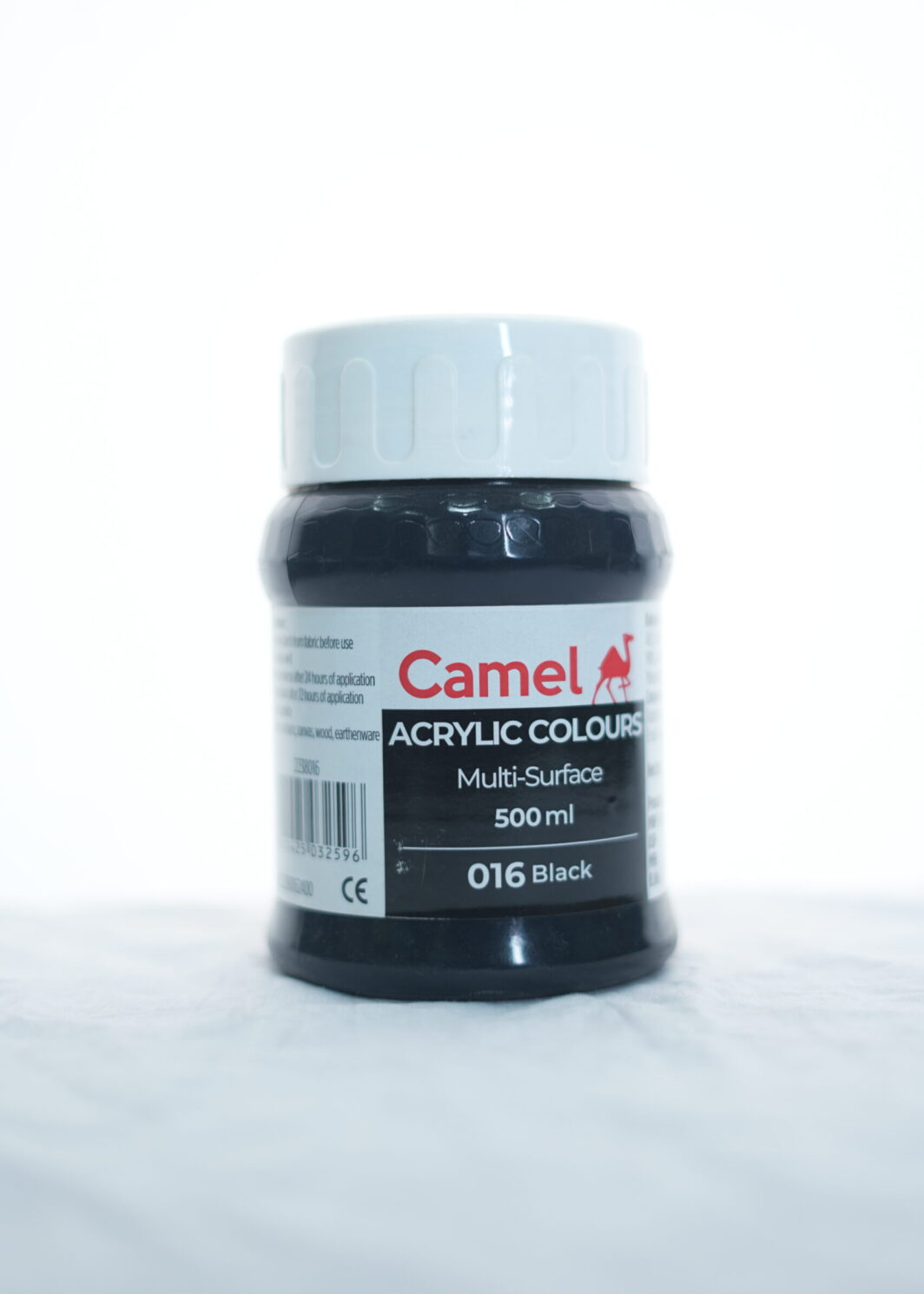 Camel Acrylic Multi-Surface Black 500ml