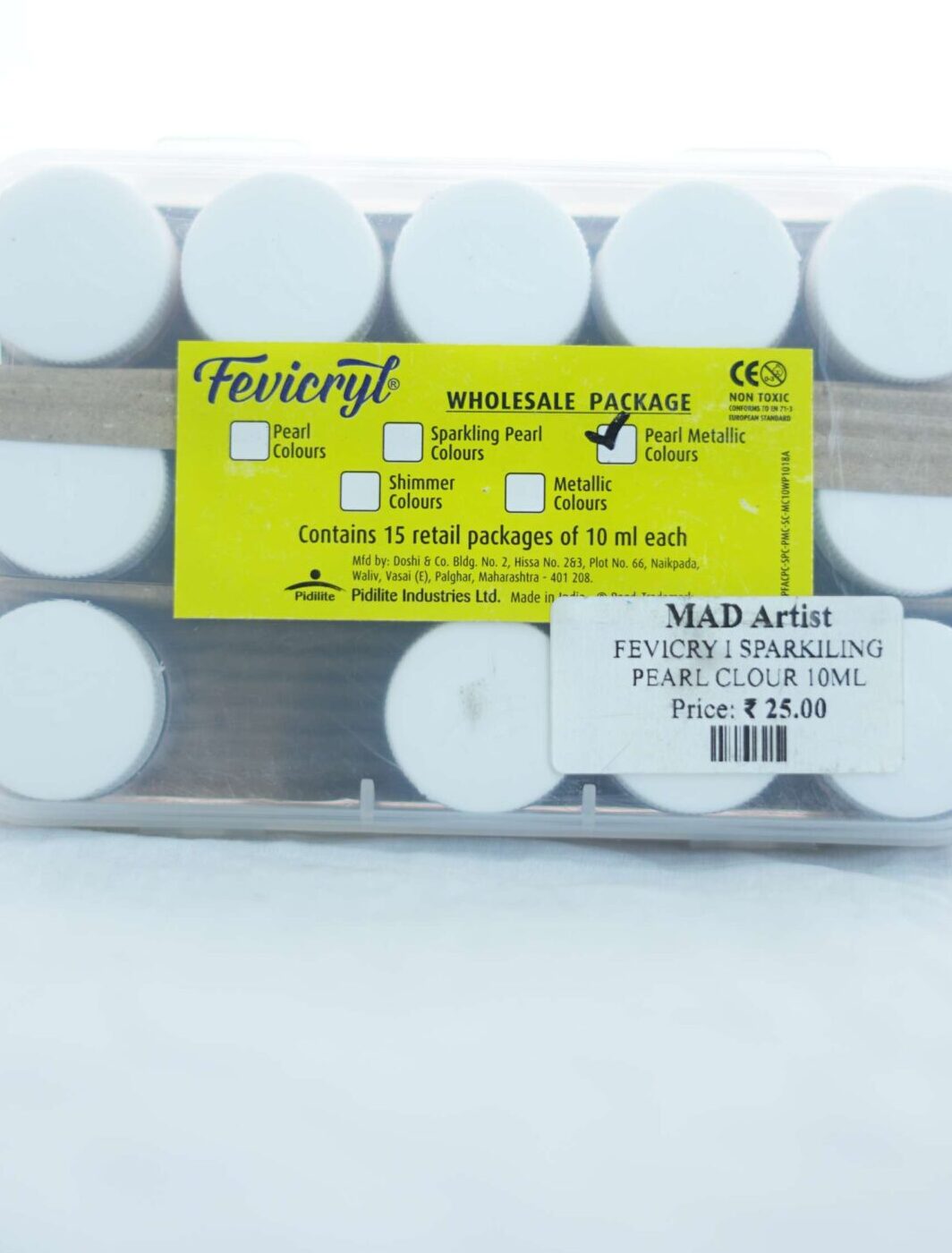 Fevicryl Pearl Wholesale Metallic Colours 10ML